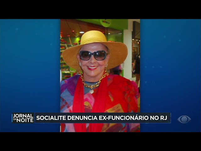 ⁣Socialite denuncia ex-funcionário no Rio de Janeiro