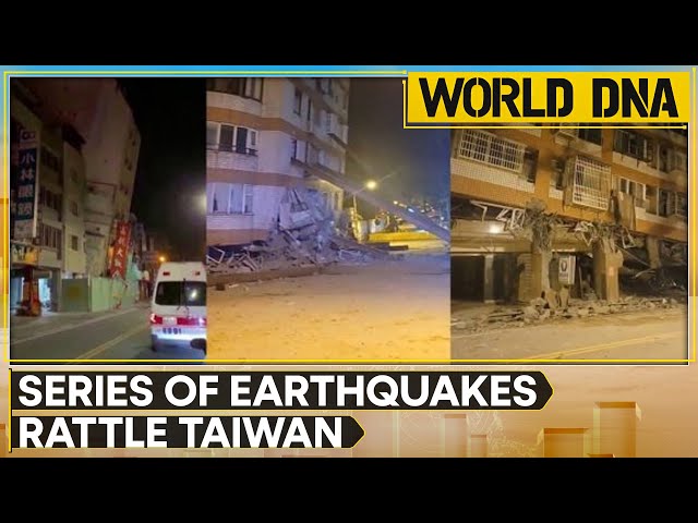 Series of earthquakes rattle Taiwan, no major damage reported  | WION World DNA LIVE