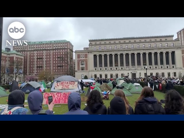 Tensions high as Pro-Palestinian protests continue at Columbia University
