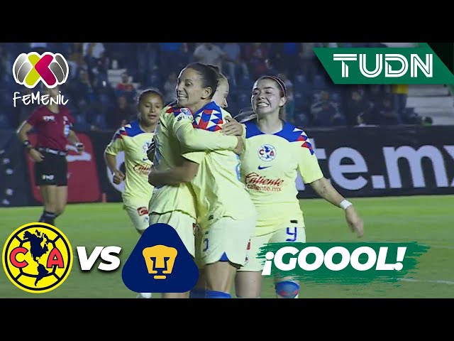 ¡Golazo de América! Luebbert hace el 2-0 | América 2-0 Pumas | Liga Mx Femenil - CL2024 J15 | TUDN