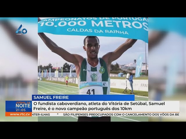⁣Samuel Freire, atleta do Vitória de Setúbal, é o novo campeão português dos 10km