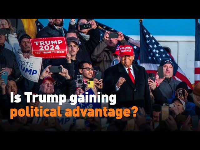 Is Trump gaining political advantage?