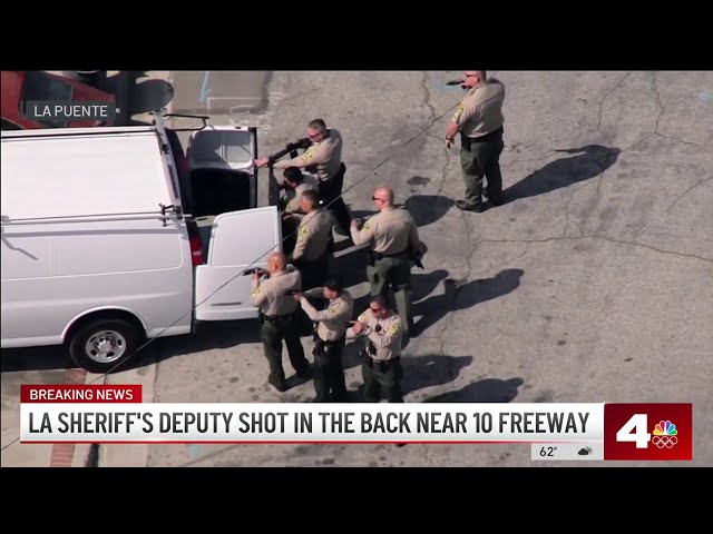 LA sheriff's deputy shot while on duty in West Covina