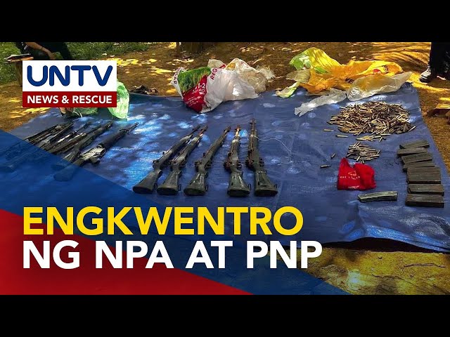 ⁣Mga miyembro ng NPA at mga pulis sa Albay, nagkaengkwentro