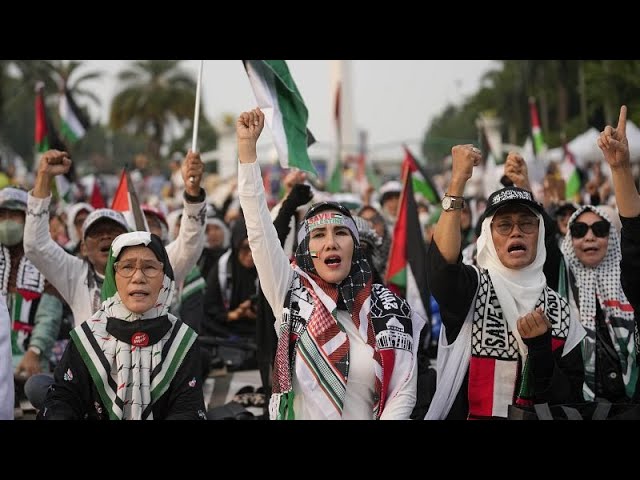 ⁣NO COMMENT: Movilizaciones para pedir el fin de la guerra en Gaza y la vuelta de los rehenes a casa