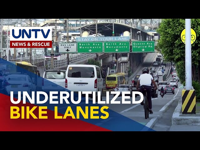 Bike lanes sa EDSA kakaunti ang gumagamit — MMDA