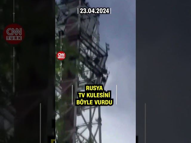 ⁣Rusya Harkiv'deki TV Kulesini Vurdu #Shorts