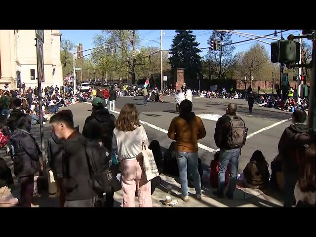 Yale protesters arrested as Mideast tensions grow