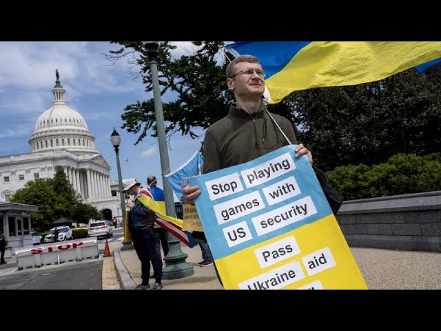 ⁣L'aide américaine à l'Ukraine devrait être approuvée par le Sénat ce mardi