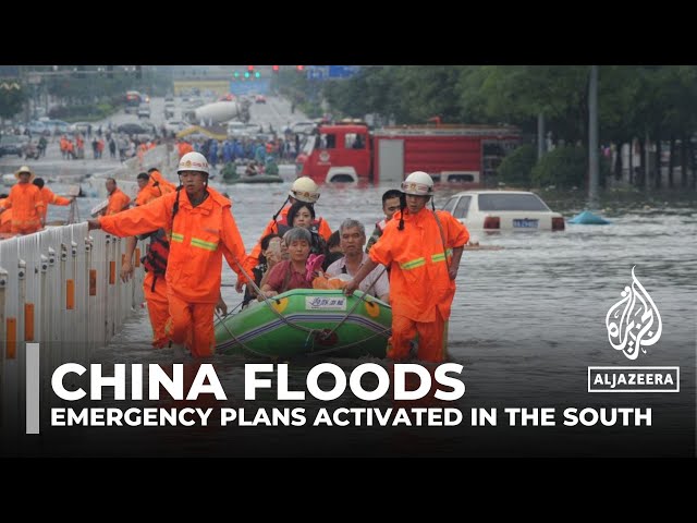 ⁣Torrential rains ravage southern China, thousands displaced