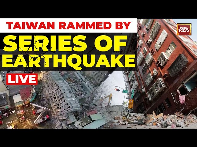 Taiwan Earthquake LIVE Update: Taiwan hit by major series of aftershocks |  India Today News LIVE
