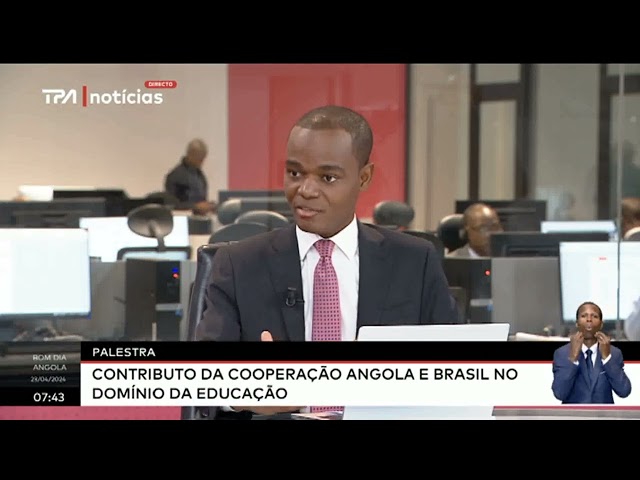 Palestra - Contributo da cooperação Angola e Brasil no domínio da educação