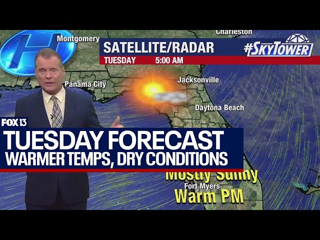 Tampa weather | quiet, dry day starts cool on April 23, 2024