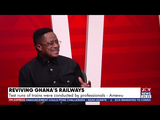 ⁣Reviving Ghana's Railways: Government's intention is to revamp the railway sector in Ghana