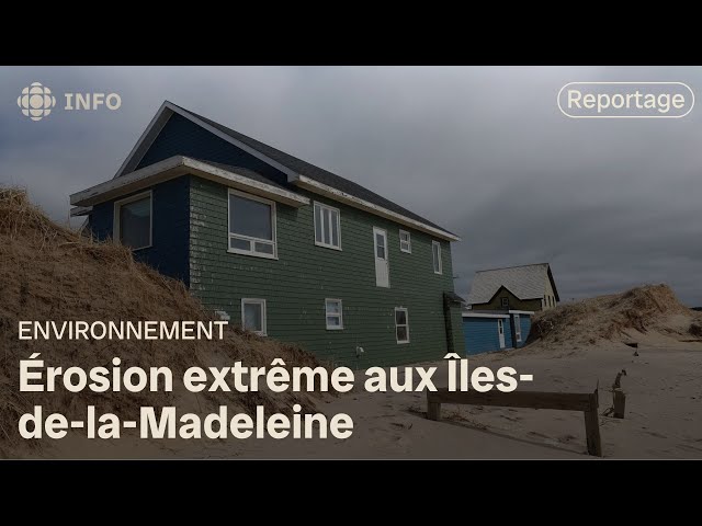 ⁣L’érosion aux Îles-de-la-Madeleine fait des ravages