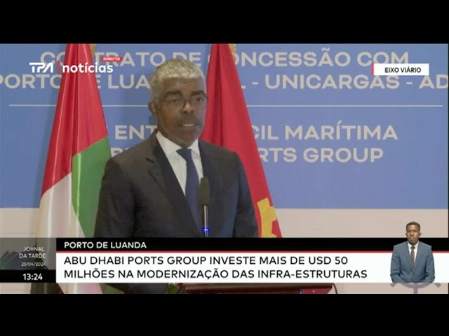 ⁣Porto de Luanda - Abu Dhabi Ports Group investe mais de USD 250 milhões na modernização