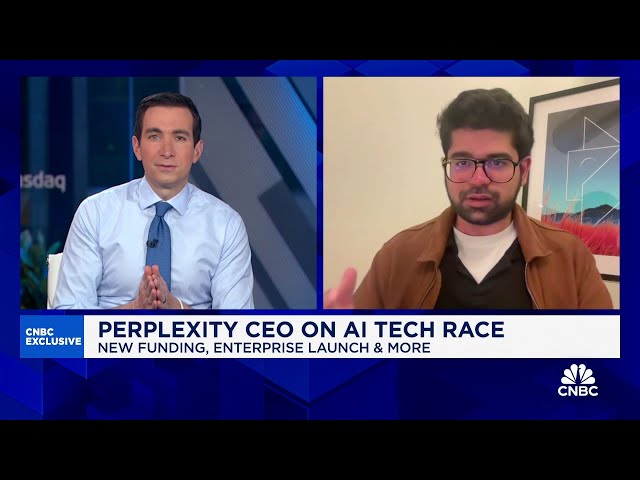⁣Perplexity CEO Aravind Srinivas on AI tech race, competition with Google and enterprise launch