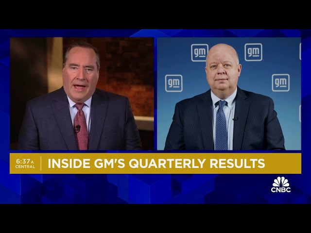 ⁣GM CFO Paul Jacobson on Q1 results: Excited about the momentum we continue to carry