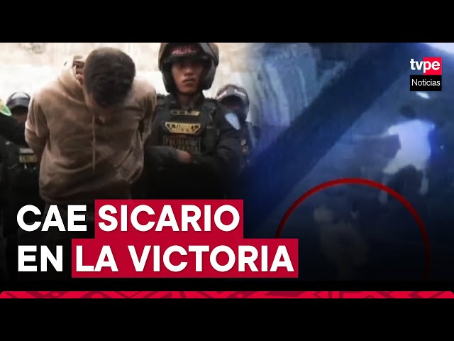 ⁣La Victoria: Policía capturó a sicario cuando fugaba tras cometer crimen por encargo