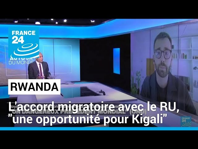⁣Extradition des migrants illégaux du Royaume-Uni au Rwanda, "une opportunité pour Kigali"