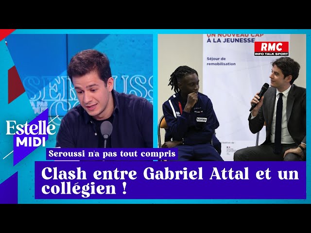 ⁣Vincent Seroussi : Clash entre Gabriel Attal et un collégien !