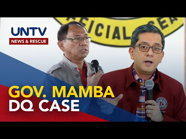 ⁣Comelec to abide by SC decision on Gov. Mamba’s disqualification case - Garcia
