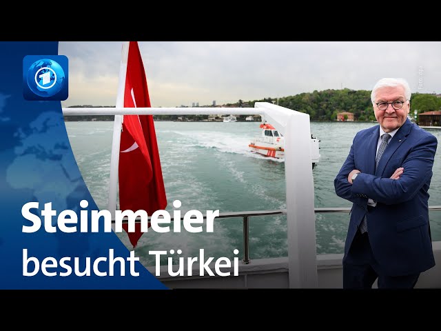 ⁣Steinmeier besucht türkische Erdbebenregion