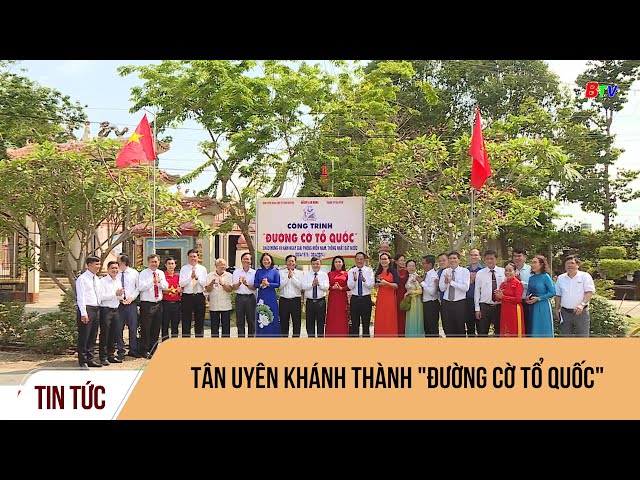 Tân Uyên khánh thành "Đường cờ tổ quốc"