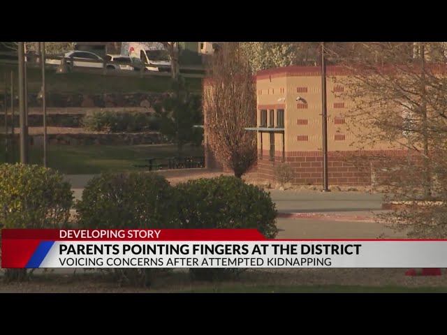 Parents voicing concerns after attempted kidnapping