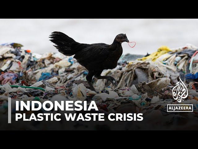 ⁣Indonesia grapples with plastic waste crisis amid global UN plastic treaty talks