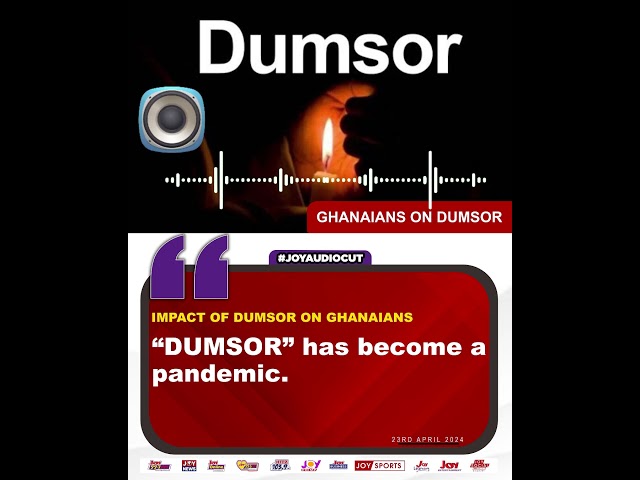 ⁣"DUMSOR" has become a pandemic - Ghanaians on DUMSOR#JoyAudioCut