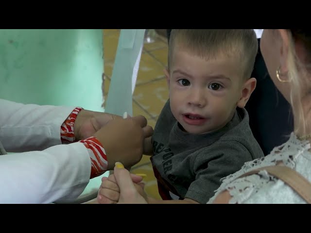 ⁣Comenzó en #PuertoPadre campaña de vacunación contra la poliomielitis