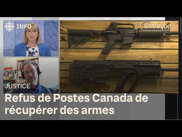 ⁣Postes Canada ne veut pas servir de comptoir de dépôt pour les armes | Isabelle Richer