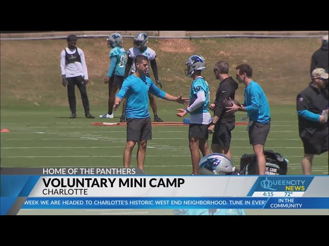 Panthers start voluntary mini camp, prepare for NFL Draft