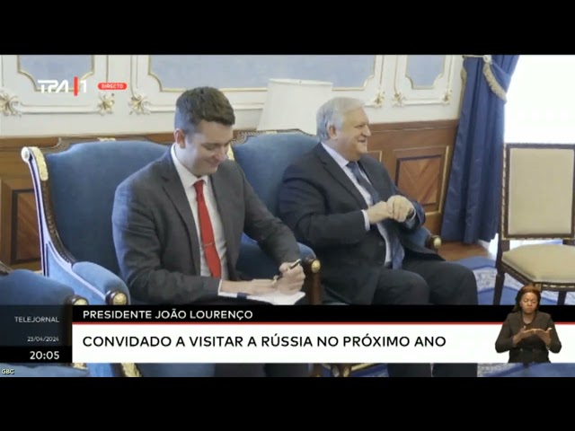 Presidente da João Lourenço convidado a visitar a Rússia no próximo ano