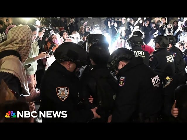 New York City mayor eyes 'outside agitators' in college protests