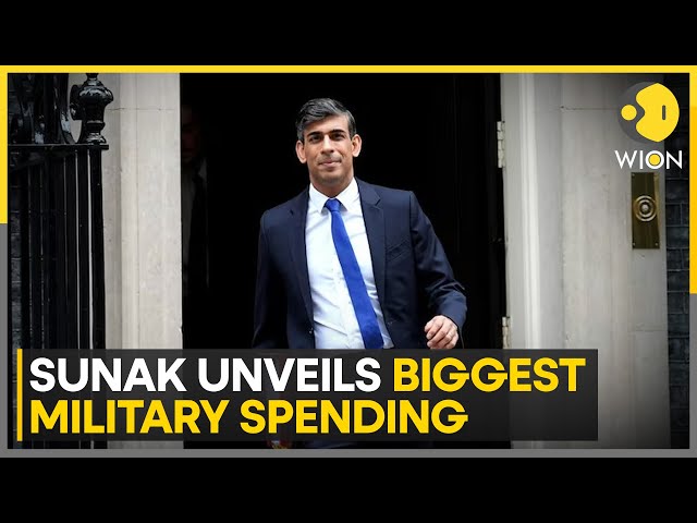 ⁣UK PM Rishi Sunak unveils biggest military spending increase in a generation | WION News
