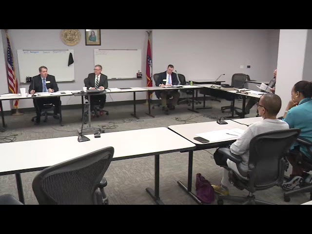 ⁣Board of Election Commissioners meeting to discuss potential voter registration regulations
