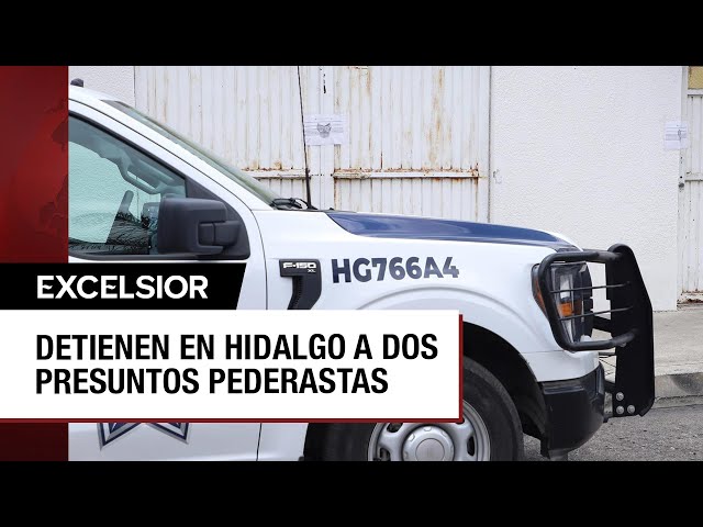 ⁣Capturan en Hidalgo a dos presuntos agresores sexuales de menores