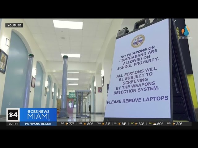 School Board directs superintendent to come up with plan for metal detectors at all Broward high sch