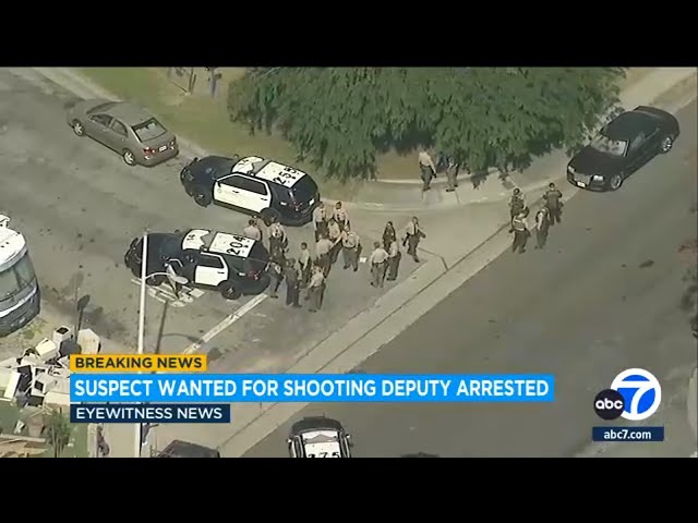 ⁣Suspect in shooting of deputy in West Covina caught after DUI arrest in San Diego County