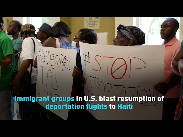 ⁣Immigrant groups in U.S. blast resumption of deportation flights to Haiti