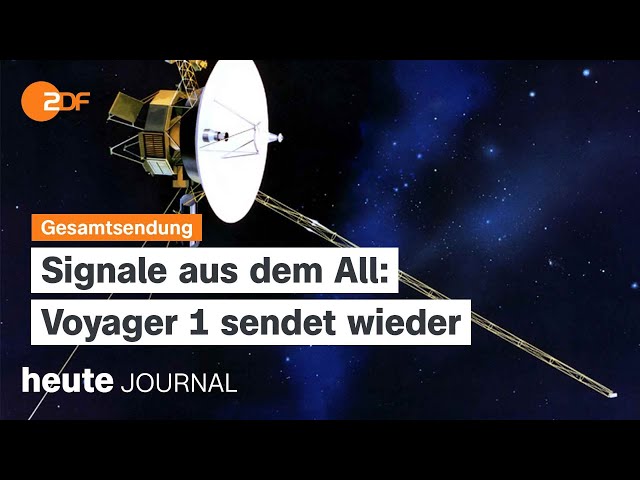 ⁣heute journal vom 23.04.2024 AfD Spionagevorwürfe, Voyager 1 sendet wieder Signale, Wahlgesetz,