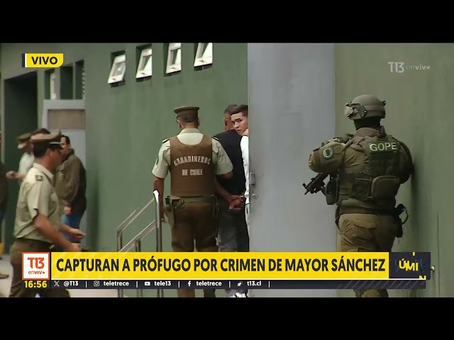 Capturan en Colombia a prófugo por el crimen del mayor de Carabineros Emmanuel Sánchez