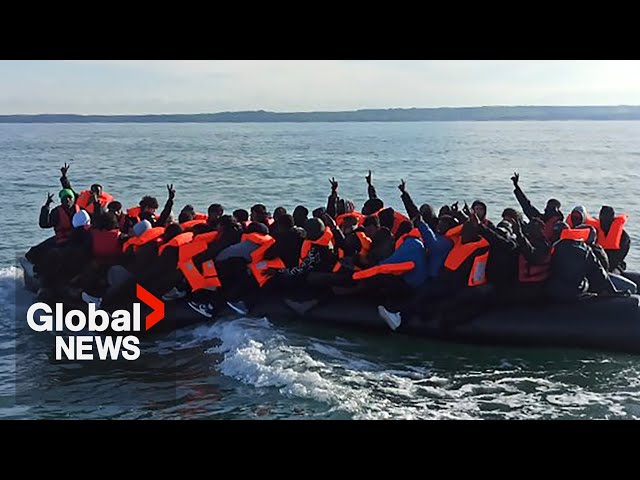 ⁣5 migrants drown in English Channel, hours after UK passes Rwanda policy