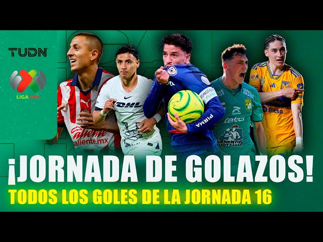 ⁣⚽️ ¡La LLUVIA DE GOLES de la jornada 16! | CL2023 - Liga Mx | TUDN