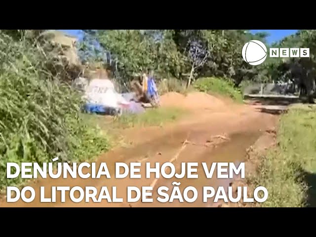 Record News contra a dengue: denúncia de hoje vem do litoral de São Paulo