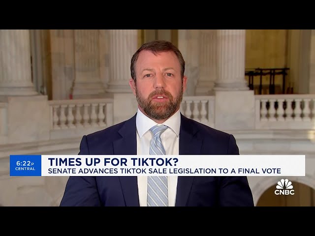 ⁣Senator Markwayne Mullin talks advancement of TikTok forced sale bill