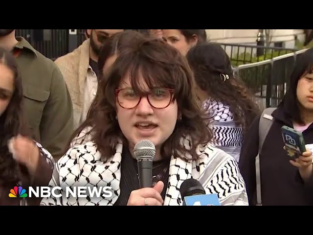 ⁣Jewish student protesters say antisemitism is being weaponized against them