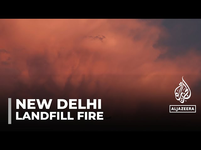 ⁣New Delhi blaze: Landfill fire unleashes toxic cloud